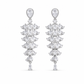 ⏳Limited-time 50% off⏰Micro Pave Zircon Fan Shaped Skirt Earrings for Women🩵👂📿
