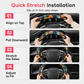 ⏳Limited-time 50% off⏰Universal 38cm Ringless Silk Steering Wheel Cover Printed Breathable Car Wheel Protector for All Seasons✨🚗