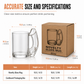 ⏳Limited-time 50% off⏰Novelty Glass Cup with Banana-shaped Handle Funny Decorative Drinking Glass for Bar and Party🍺