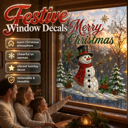 ⏳Limited-time 50% off⏰Christmas Window Decals🪟🎄🎅