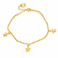 ⏳Limited-time 50% off⏰Women Double Layer Gold Tone Heart Charm Anklet🦶💛📿