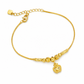 ⏳Limited-time 50% off⏰Women Double Layer Gold Tone Heart Charm Anklet🦶💛📿