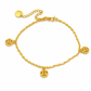 ⏳Limited-time 50% off⏰Women Double Layer Gold Tone Heart Charm Anklet🦶💛📿