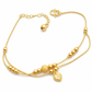 ⏳Limited-time 50% off⏰Women Double Layer Gold Tone Heart Charm Anklet🦶💛📿