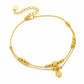 ⏳Limited-time 50% off⏰Women Double Layer Gold Tone Heart Charm Anklet🦶💛📿