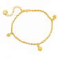 ⏳Limited-time 50% off⏰Women Double Layer Gold Tone Heart Charm Anklet🦶💛📿