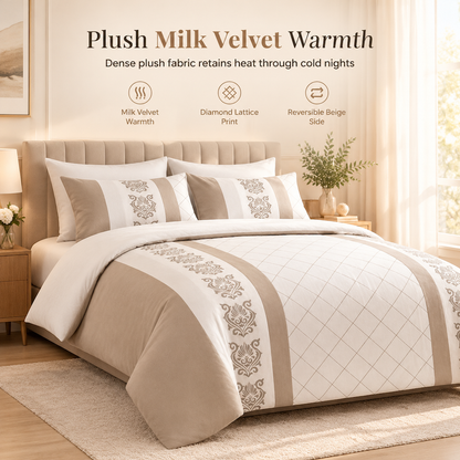 ⏳Limited-time 50% off⏰Winter Warm 3 Piece Comforter Bedding Set (1*Duvet Cover+2*Pillowcases)🛌💤