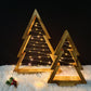 ⏳Limited-time 50% off⏰2PCS Tabletop Wooden Christmas Tree with LED Light🎄💡