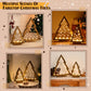⏳Limited-time 50% off⏰2PCS Tabletop Wooden Christmas Tree with LED Light🎄💡