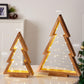 ⏳Limited-time 50% off⏰2PCS Tabletop Wooden Christmas Tree with LED Light🎄💡