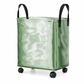 ⏳Limited-time 50% off⏰Large Capacity Waterproof Foldable Moving Bag with Wheels Heavy Duty Rolling Storage Tote for College Dorm and Household Organization🧳