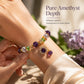 ⏳Limited-time 50% off⏰Fashion Purple Crystal Beaded for Women with Sparkling Star Zircon Charm💜🌻