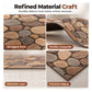 ⏳Limited-time 50% off⏰Cobblestone Pattern Diatomite Stair Tread Mat Water Absorbent Non Slip Trimmable Step Rug Easy to Clean🛡️🛝