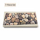 ⏳Limited-time 50% off⏰Cobblestone Pattern Diatomite Stair Tread Mat Water Absorbent Non Slip Trimmable Step Rug Easy to Clean🛡️🛝