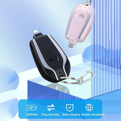 ⏳Limited-time 50% off⏰1500mAh Mini Power Emergency Pod🗝️🔋📱