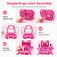 👑 50% Off Now ✨ 3-in-1 Princess Vanity Suitcase — 30 Makeup Toys & Rolling Trolley 🧳